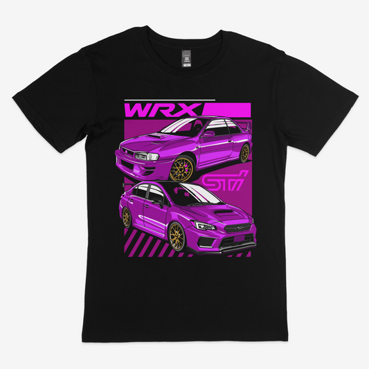 Subaru WRX STI Evolution Purple Tee